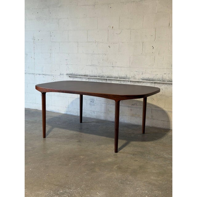 Mid-Century Modern A/S Randers Møbelfabrik Rosewood Dining Table Danish Mid-Century Modern 1960s For Sale - Image 3 of 12