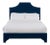 Kit Full/Double Bedframe, Navy Velvet For Sale