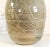 Mid Century Studio Pottery Signed Closed Form Caveman Vase For Sale - Image 4 of 13