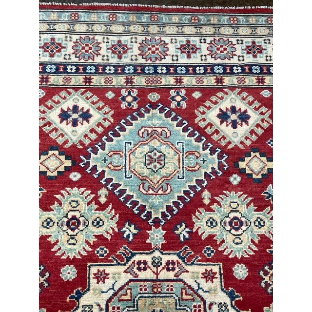 Hand-Knotted Kazak Design Rug 4'1" X 6'1" For Sale - Image 4 of 5