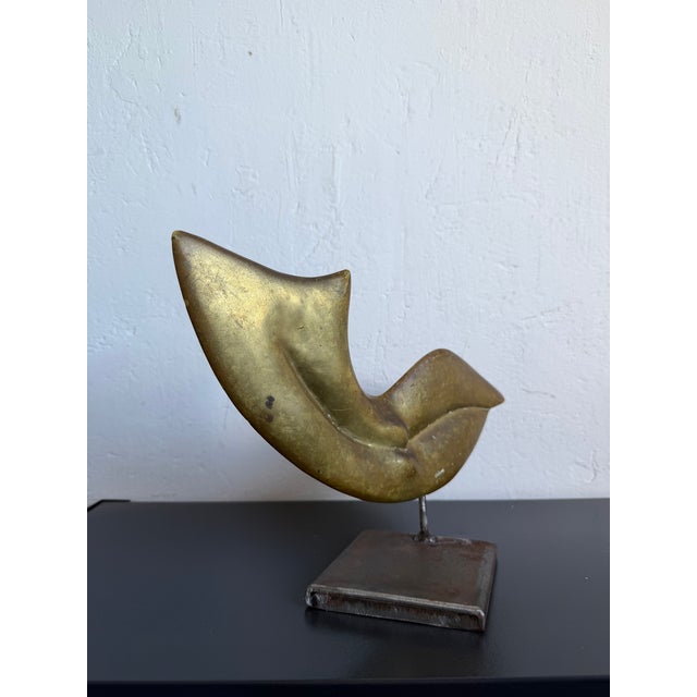 Domenico Calabrone Bronze Modernist Sculpture of Female Torso - Brazil 1980s For Sale - Image 4 of 14