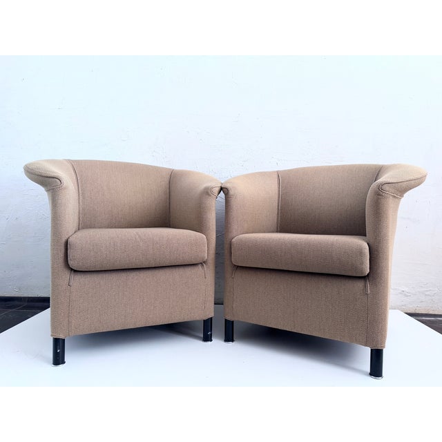 Vintage Aura Armchairs by Paolo Piva for Wittmann, 1980s, Set of 2 For Sale - Image 9 of 18