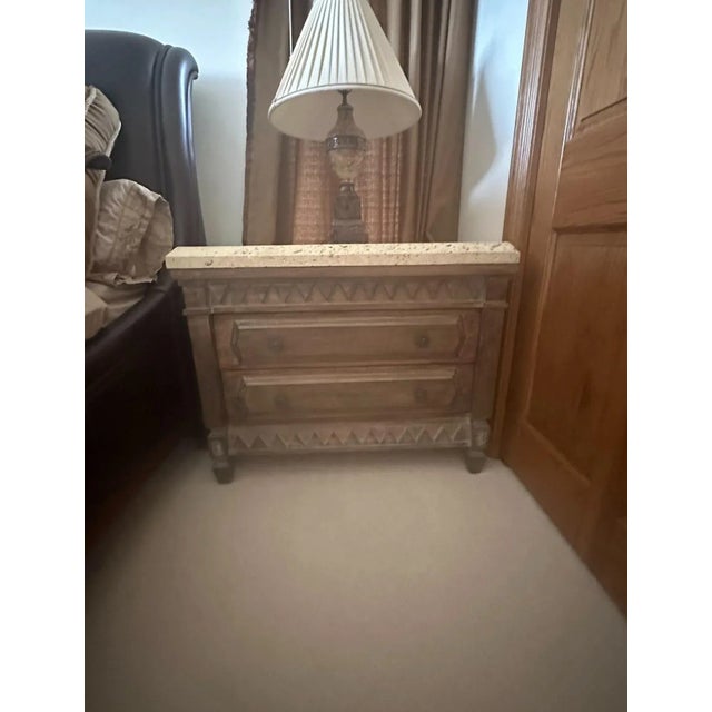 Kreiss’s collection beautiful wood nightstands that have an armoire to match in another listing. The beautiful Sardinia...