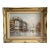 Original Signed Paris Street Scene Oil Painting, Impasto Cityscape, Mid Century French Style, Ornate Gilt Frame For Sale