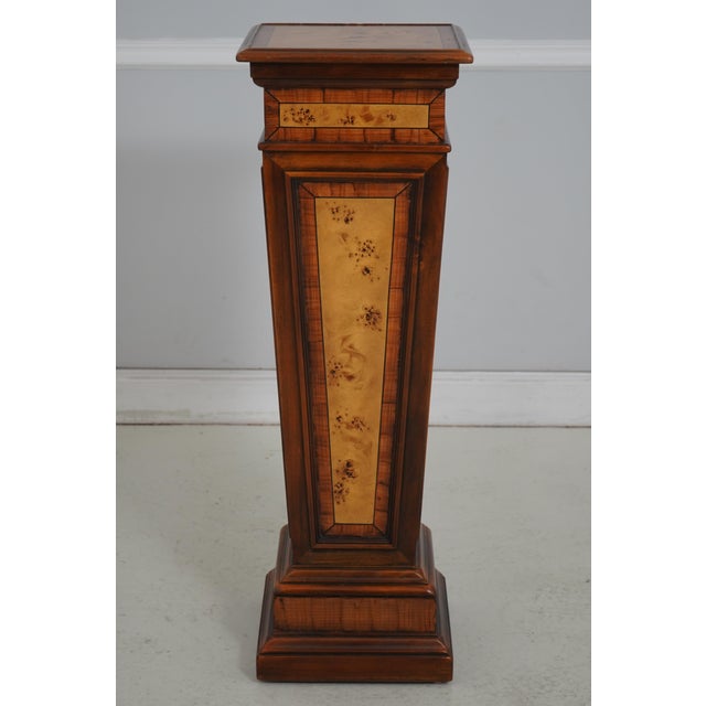 Age: Approx: 30 Years Old Details: Walnut High Quality Construction Nice Inlay Work Throughout Traditional Style Birdseye...