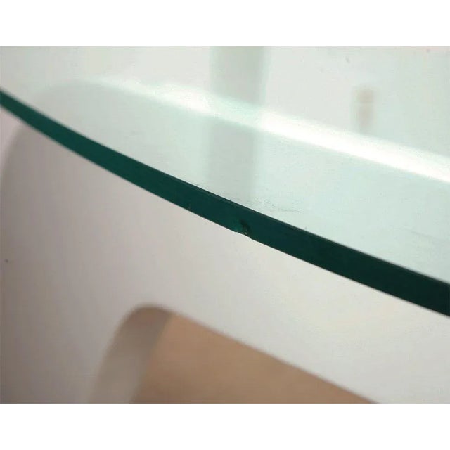 Mid-Century Modern Black and White Noguchi Style Coffee Table For Sale - Image 9 of 10