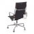 Vitra Black Leather EA-19 Office Chair by Charles Eames for Vitra For Sale - Image 4 of 5