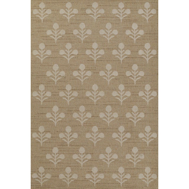 Erin Gates by Momeni Saybrook Bloom Beige Indoor/Outdoor Area Rug 6'6" X 9' For Sale