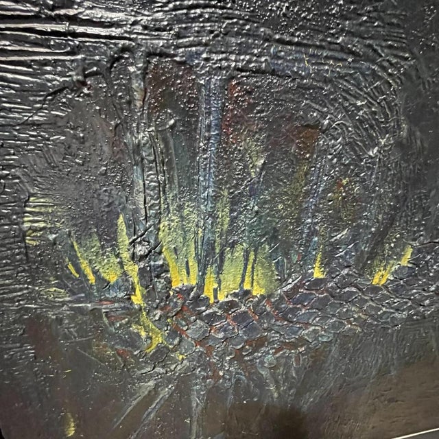 Erwin Mackowiak, Abstract Composition, Oil on Panel, 1960s For Sale - Image 6 of 10