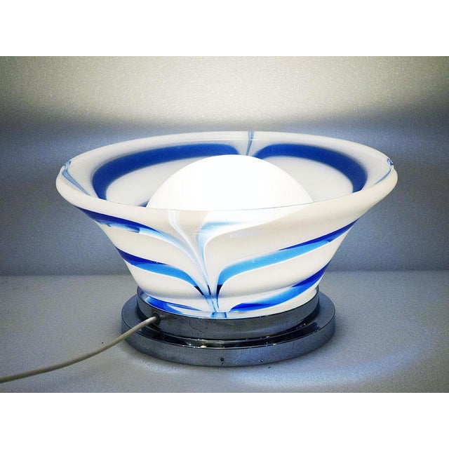 Vintage Table Lamp with Double Glass, 1970s For Sale - Image 9 of 9