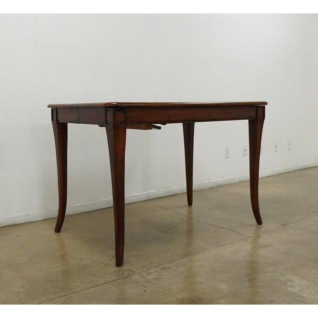 Vintage Queen Anne Extendable Dining Table For Sale - Image 4 of 15