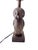 Vintage Owl Large Resin Faux Wood Owl Bedside Tabletop Lamp For Sale - Image 9 of 12