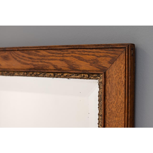 1920s Oak Framed Mirrors, 1920, Set of 2 For Sale - Image 5 of 7