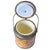 1960s Italian Burl Wood Ice Bucket, Carafe, & Tray Bar Set, in Milo Baughman Style - Set of 3 For Sale - Image 15 of 16
