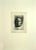 Mother's Portrait is an original black and white etching realized by Pio Semeghini in 1964. Hand written dedication on the...