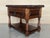 Wood 20th Pair of Large Spanish Nightstands or Low Console Tables With Drawer For Sale - Image 7 of 12