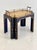 Vintage Regency Style Black Lacquer and Brass Side Table With Chinoiserie Detail For Sale - Image 13 of 16