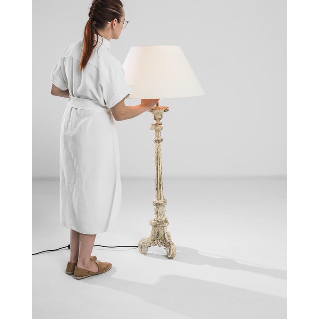 1800s French Wooden Floor Lamp For Sale - Image 10 of 18