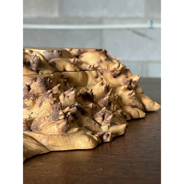1990s 1990s Decorative Box in Birdseye Maple Burl by Michael Elkan For Sale - Image 5 of 13