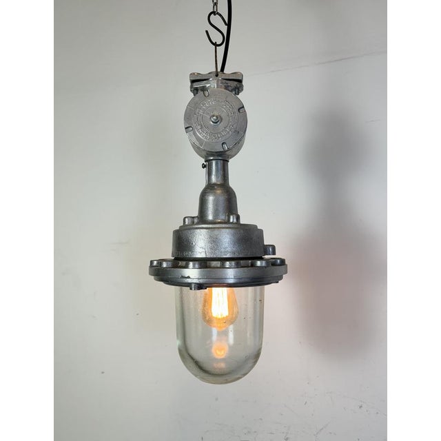 Soviet Industrial Aluminium Factory Pendant Lamp, 1960s For Sale - Image 16 of 18