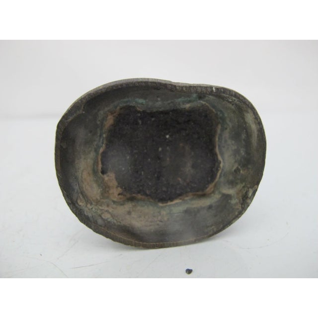 Bronze Antique Khmer Bayon Style Bronze Buddha With Naga Buddhist Figurine Statue For Sale - Image 8 of 8