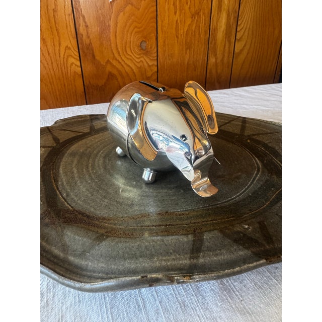 Mid 20th Century Napier Silver Elephant Coin Bank For Sale In Los Angeles - Image 6 of 11