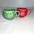 1970s Vintage Hollywood Regency Boho Chic Majolica Cabbageware Demitasse Cups & Saucer, Service for 8 - 16 Pieces, Christmas For Sale - Image 10 of 11