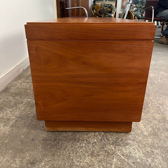 Mid 20th Century Modern Riis Antonsen Danish Teak Chest Trunk For Sale - Image 9 of 12