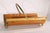 Wood Vintage Oak and Brass Fireplace Log Wood Holder C. 1970/80's For Sale - Image 7 of 11