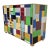Commode with Multicolored Murano Glass Drawers, 1980s For Sale - Image 3 of 8