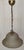 Vintage Ceiling Lamp with Lightly Tinted Relief Glass Shade on a Brass Mount, 1970s For Sale - Image 4 of 8