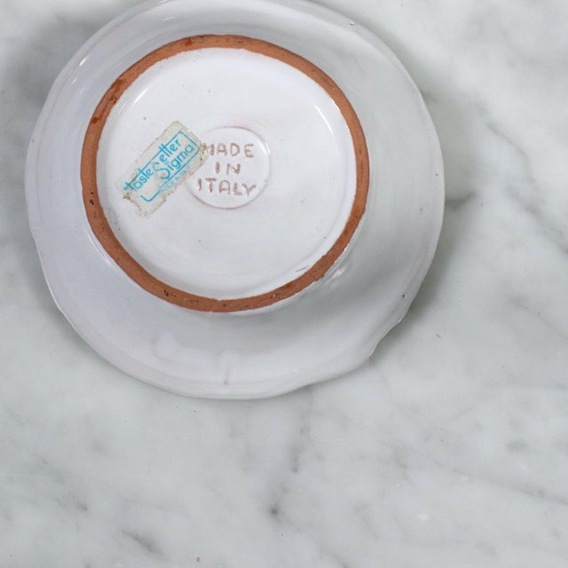 Orange 70's Italian Taste Seller by Sigma Lion and Tiger Plates - Set of 3 For Sale - Image 8 of 8