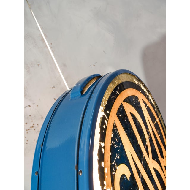 Art Deco Double-Sided Illuminated Radio Dealer Sign for Saba, Germany, 1930s For Sale - Image 16 of 18