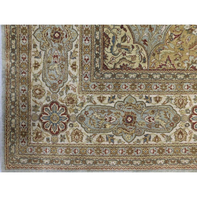 Indian Hand Knotted Indian Rug - 8'x 10'6" For Sale - Image 3 of 18