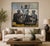 This museum level figurative expressionist abstract painting is by well known and listed artist Morris Broderson...