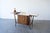 Charming vintage bar cart designed by Bert England for Johnson Furniture from the Forward Trend collection rolling bar...