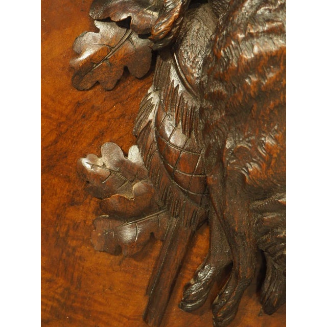 Pair of Antique French Burlwood Hunt Plaques, Early 1900s For Sale - Image 11 of 12