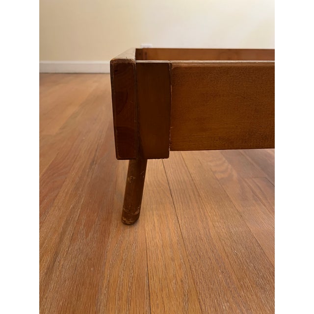 Wood Vintage Franklin Shockey "Sculptured Pine" Full Bed Frame For Sale - Image 7 of 9