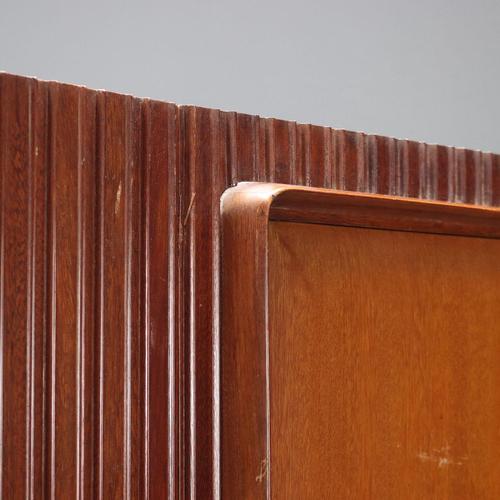 Wood Wardrobe with Mirror, 1950s For Sale - Image 7 of 13