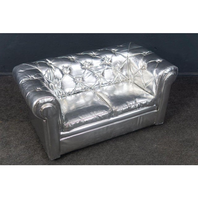 Small English Chesterfield Sofa For Sale - Image 4 of 13