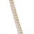 Contemporary 14K Yellow Gold 5.0 Cttw Lab Grown Diamond Tennis Necklace For Sale - Image 3 of 4