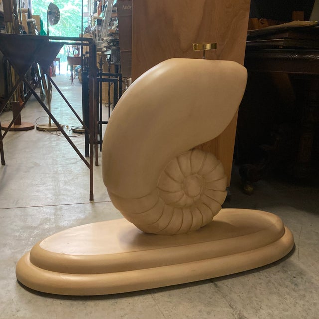 1970s Vintage Nautilus Console Table Base For Sale - Image 9 of 10