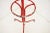 Antique Red Cast Iron Coat Rack, 1920s For Sale - Image 6 of 9