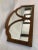 Chestnut 1970s Wall Mirror Three Segmented Sections For Sale - Image 8 of 10