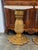 French Pair of Carved Giltwood Pineapple Consoles With Marble Tops For Sale - Image 3 of 16