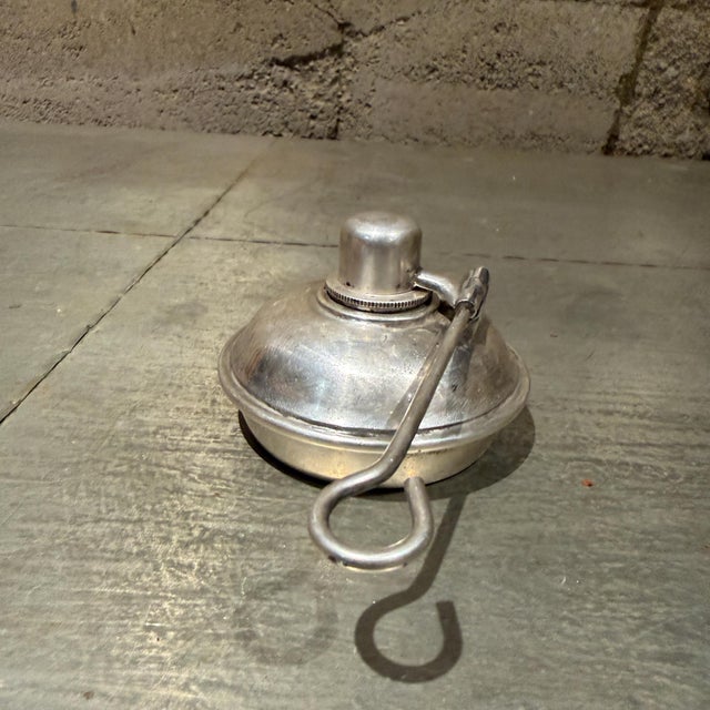 1940s Antique Vintage Silver-Plated Alcohol Spirit Burner For Sale - Image 5 of 10
