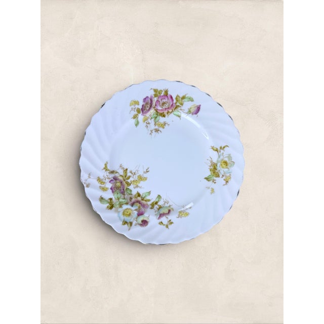 Vintage English Teacup, Saucer and Side Plate, Aynsley For Sale - Image 10 of 12