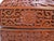 Large Chinese Cinnabar Lacquer Heavily Carved Dragon Motif Wood Box Chest For Sale - Image 15 of 16
