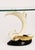 Cream 1980s San Sen, Brass & Glass Swan Console Table for Art House Jofral Spain, Labeled For Sale - Image 8 of 18