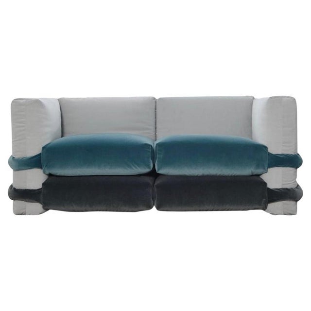 Pillow Sofa in Velvet by Muller van Severen for BD Barcelona For Sale - Image 11 of 18